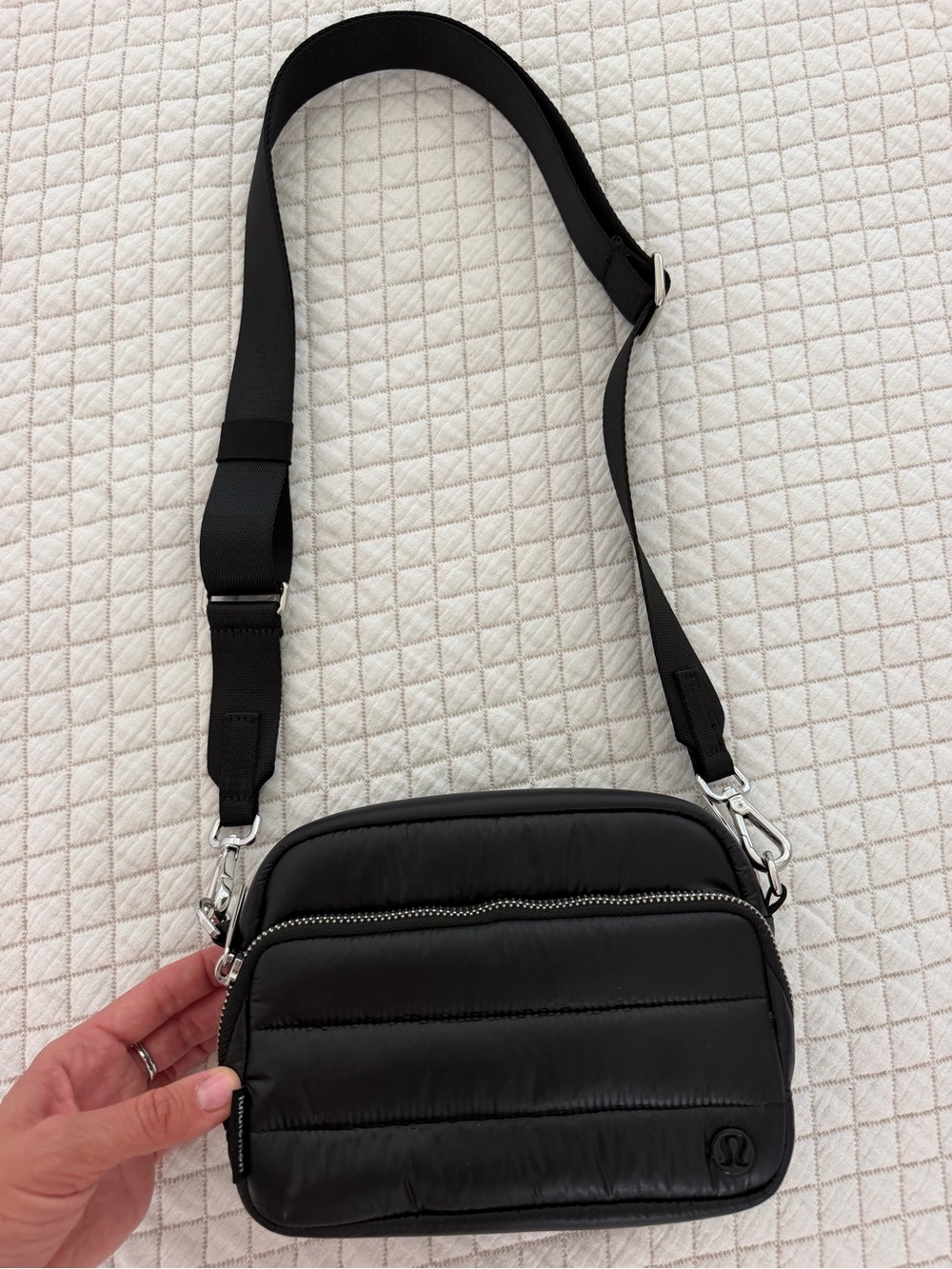 Black Quilted Crossbody Bag - Lululemon